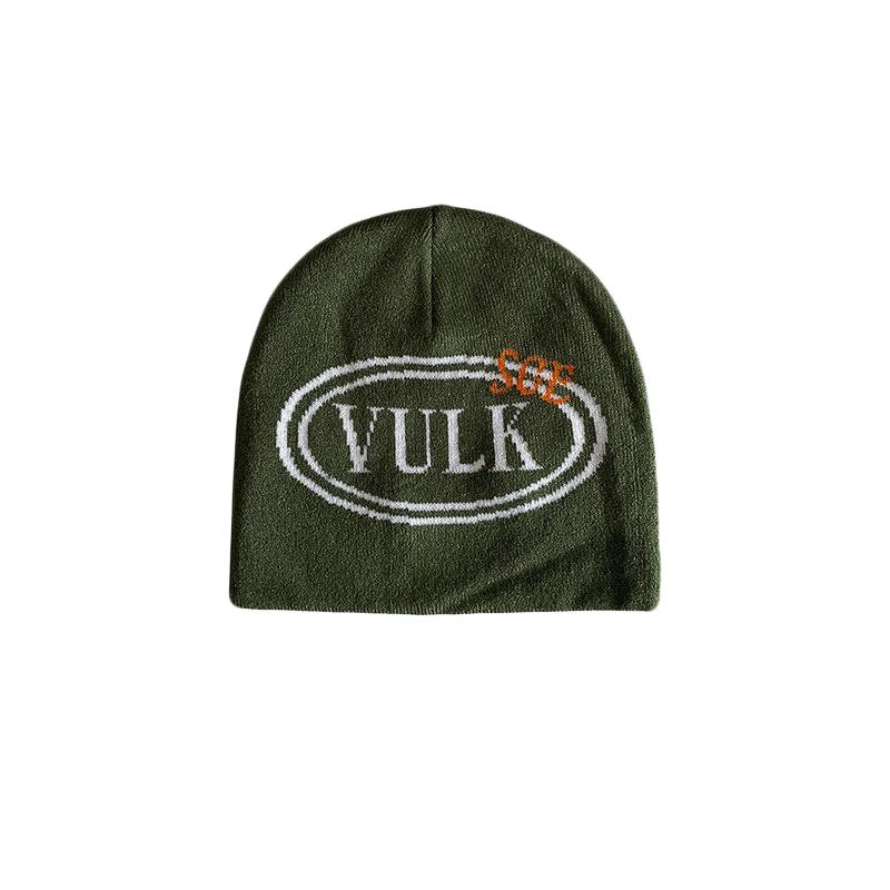 NAVY GREEN VULK BEANIE